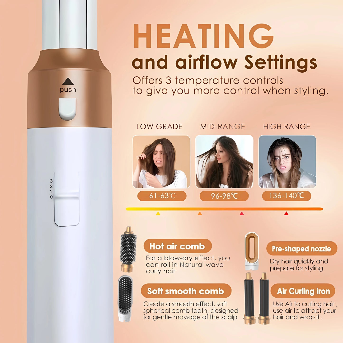 5 in 1 AirWrap Hair styler